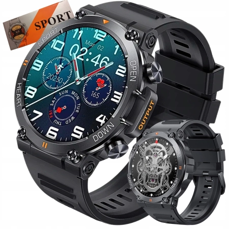 SMARTWATCH WENOM K56 PRO 360x360 ROZMOWY MENU PL WODOODPORNY SPORTOWY watch