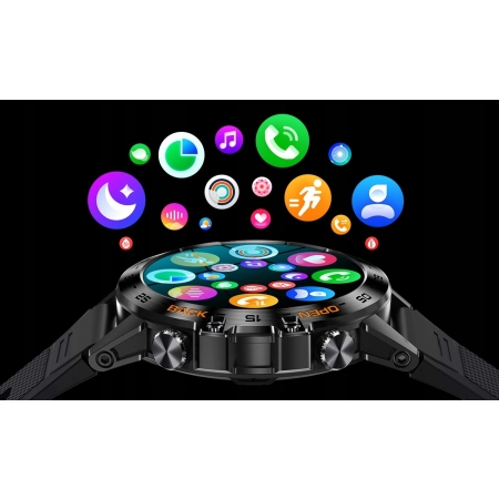 SMARTWATCH ZEGAREK K52 ROZMOWY MENU PL bluetooth WODOODPORNY SPORTOWY watch