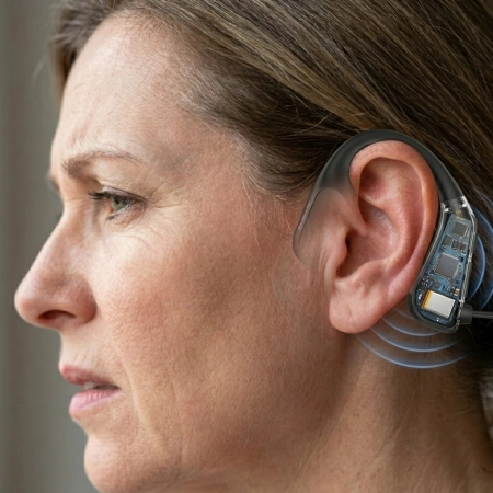 SŁUCHAWKI BEZPRZEWODOWE PRZEWODNICTWO KOSTNE BLUETOOTH SPORTOWE GAMINGOWE