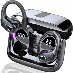 SŁUCHAWKI BEZPRZEWODOWE BLUETOOTH 5.3 DOKANAŁOWE SPORTOWE ROZMOWY BASS SŁUCHAWKI BEZPRZEWODOWE BLUETOOTH 5.3 DOKANAŁOWE SPORTOWE ROZMOWY BASS