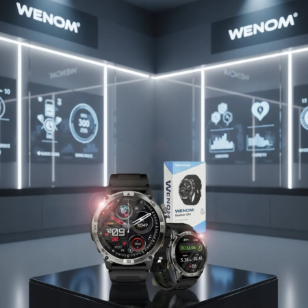 SMARTWATCH MĘSKI GPS ZEGAREK WODOODPORNY IP68 3ATM MENU PL ROZMOWY AMOLED