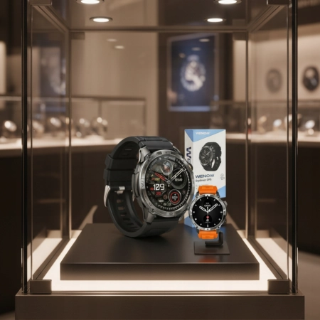SMARTWATCH MĘSKI GPS ZEGAREK WODOODPORNY IP68 3ATM MENU PL ROZMOWY AMOLED