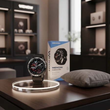 SMARTWATCH MĘSKI GPS ZEGAREK WODOODPORNY IP68 3ATM MENU PL ROZMOWY AMOLED