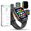 ZEGAREK SMARTWATCH MĘSKI DAMSKI WODOODPORNY 5 ATM Z ROZMOWAMI MENU POLSKIE