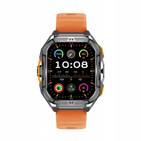 ZEGAREK SMARTWATCH MĘSKI DAMSKI WODOODPORNY 5 ATM Z ROZMOWAMI MENU POLSKIE