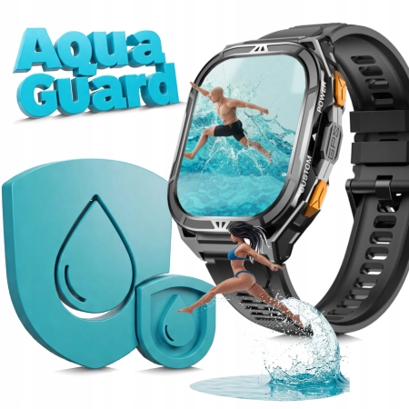 ZEGAREK SMARTWATCH MĘSKI DAMSKI WODOODPORNY 5 ATM Z ROZMOWAMI MENU POLSKIE