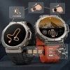 SMARTWATCH MĘSKI GPS ZEGAREK WODOODPORNY IP69K 5 ATM MENU PL ROZMOWY AMOLED