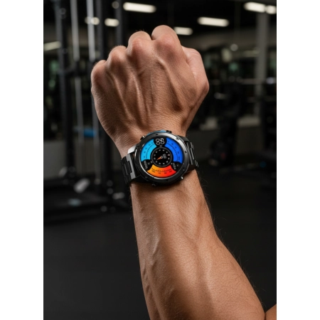 SMARTWATCH MĘSKI WODOODPORNY 5 ATM GPS rozmowy MENU POLSKIE smart WATCH