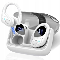SŁUCHAWKI BEZPRZEWODOWE BLUETOOTH DOKANAŁOWE SPORTOWE ROZMOWY