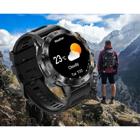 SMARTWATCH ZEGAREK K52 ROZMOWY MENU PL bluetooth WODOODPORNY SPORTOWY watch