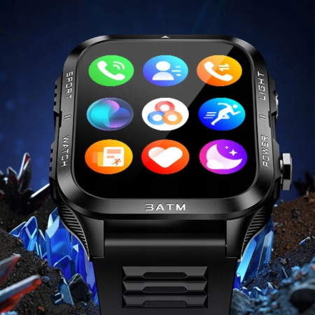 SMARTWATCH Zegarek sport 880mAh Bluetooth wodoodporności 3atm IP68 WATCH