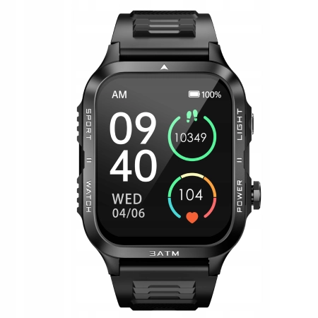 SMARTWATCH Zegarek sport 880mAh Bluetooth wodoodporności 3atm IP68 WATCH