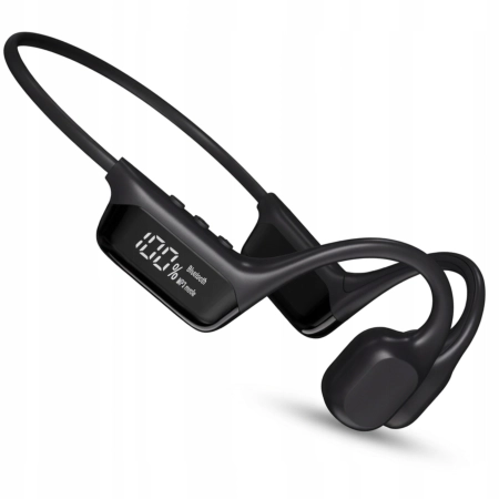 Słuchawki kostne bezprzewodowe wodoodporne pamięć 32GB prawdziwe kostne MP3
