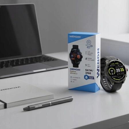 Smartwatch Męski Wenom Explorer 2 PRO MAX GPS AMOLED Wodoodporny 5ATM