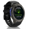 Smartwatch Wenom Hydro Guard GPS Dm56 Wodoodporny Lokalizacja GPS czarny
