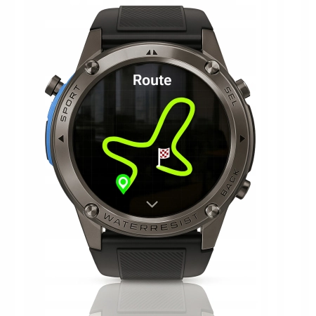 Smartwatch Wenom Hydro Guard GPS Dm56 Wodoodporny Lokalizacja GPS czarny