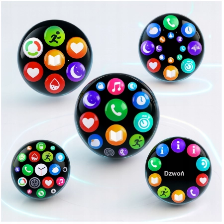 Smartwatch Wenom Hydro Guard GPS Dm56 Wodoodporny Lokalizacja GPS czarny