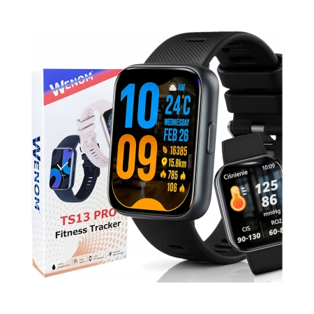 Smartwatch Wenom TS 13 Pro czarny BLUETOOTH