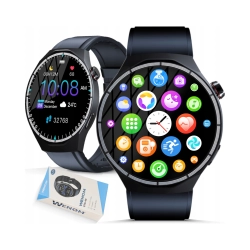 Smartwatch Wenom GTS-49 AMOLED wodoodporny sportowy EKG rozmowy PL czarny