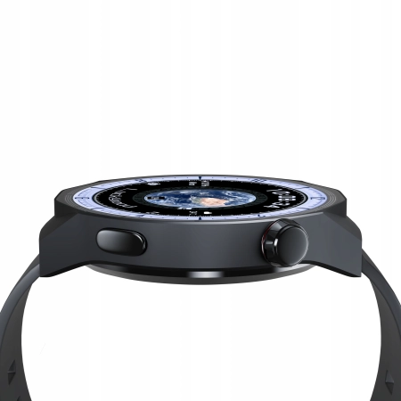 Smartwatch Wenom GTS-49 AMOLED wodoodporny sportowy EKG rozmowy PL czarny
