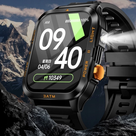 SMARTWATCH Zegarek sport 880mAh Bluetooth wodoodporności 3atm IP68 WATCH