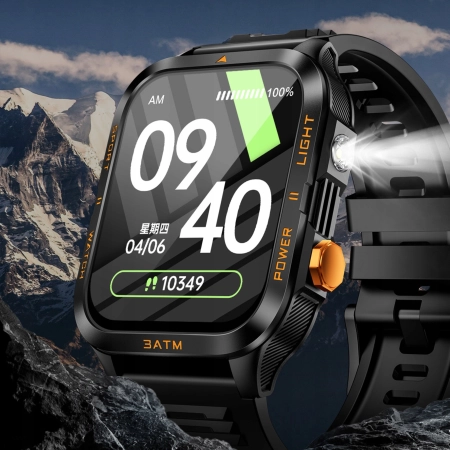 SMARTWATCH Zegarek sport 880mAh Bluetooth wodoodporności 3atm IP68 WATCH