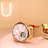 SMARTWATCH ZEGAREK DAMSKI POLSKIE MENU ROZMOWY SMART WATCH ZŁOTY