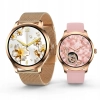 SMARTWATCH ZEGAREK DAMSKI POLSKIE MENU ROZMOWY SMART WATCH ZŁOTY