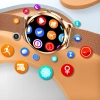 SMARTWATCH ZEGAREK DAMSKI POLSKIE MENU ROZMOWY SMART WATCH ZŁOTY