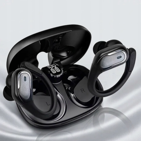 SŁUCHAWKI BEZPRZEWODOWE BLUETOOTH 5.4 DOKANAŁOWE SPORTOWE ROZMOWY BASS