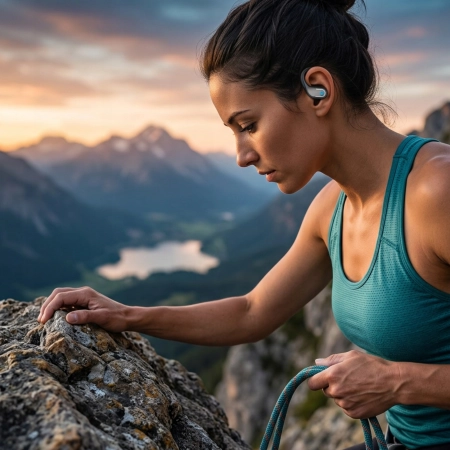 SŁUCHAWKI BEZPRZEWODOWE BLUETOOTH 5.4 DOKANAŁOWE SPORTOWE ROZMOWY BASS