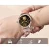 SMARTWATCH DAMSKI MENU PL NX19 ELEGANCKI WODOODPORNE KROKOMIERZ PULS Smart