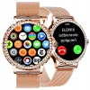 SMARTWATCH DAMSKI MENU PL NX19 ELEGANCKI WODOODPORNE KROKOMIERZ PULS Smart
