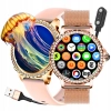 SMARTWATCH DAMSKI MENU PL NX19 ELEGANCKI WODOODPORNE KROKOMIERZ PULS Smart
