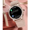 SMARTWATCH DAMSKI MENU PL NX19 ELEGANCKI WODOODPORNE KROKOMIERZ PULS Smart