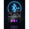 Słuchawki bezprzewodowe dokanałowe Wenom Aura BLUETOOTH 5.4 ANC dnia rozmów