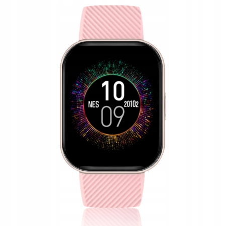 Smartwatch Wenom DAMSKI różowy BLUETOOTH ZEGAREK SMART WATCH WODOODPORNY