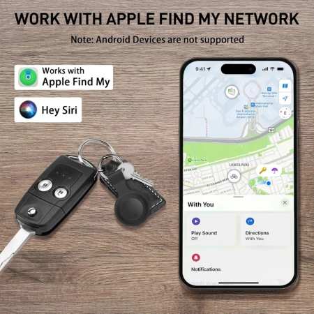 Inteligentny lokalizator do systemu Android i Apple wydaje dźwięk dzwoni