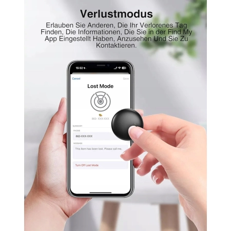 Inteligentny lokalizator do systemu Android i Apple wydaje dźwięk dzwoni