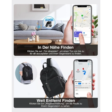 Inteligentny lokalizator do systemu Android i Apple wydaje dźwięk dzwoni