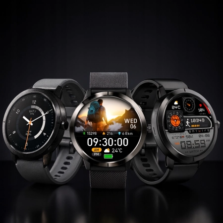 Smartwatch Damski męski unisex 360mah 466x466 ROZMOWY wodoszczelności 5ATM