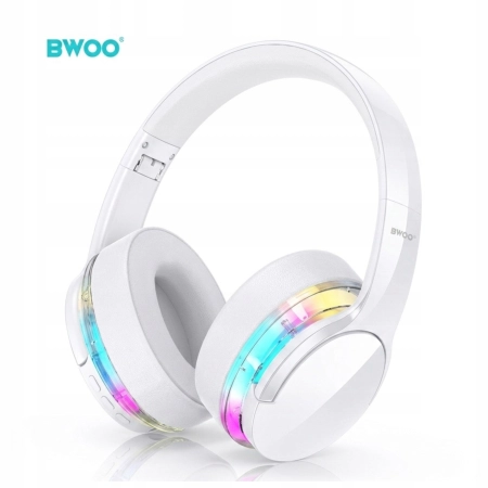 SŁUCHAWKI bezprzewodowe BW587 nauszne bluetooth ANC białe