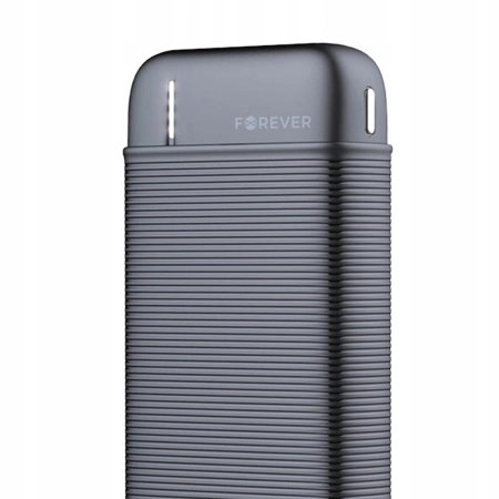 Powerbank Forever TB-100M 2xUSB i USB-C 10000 mAh czarny