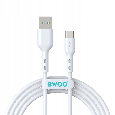 Kabel BWOO USB - USB typ C 2 m biały