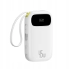 Powerbank Baseus EnerFill FC31 QPow3 20000mAh 45W 2x kabel USB-C biały
