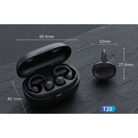 SŁUCHAWKI BEZPRZEWODOWE ELONIX BLUETOOTH 6.0 SPORTOWE ROZMOWY DWA MIKROFONY