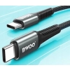 Kabel BWOO USB typ C - USB typ C 2 m czarny 65w