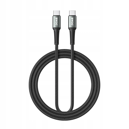 Kabel BWOO USB typ C - USB typ C 2 m czarny 65w