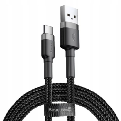 Kabel Baseus USB - USB typ C 2 m czarny Kabel Baseus USB - USB typ C 2 m czarny