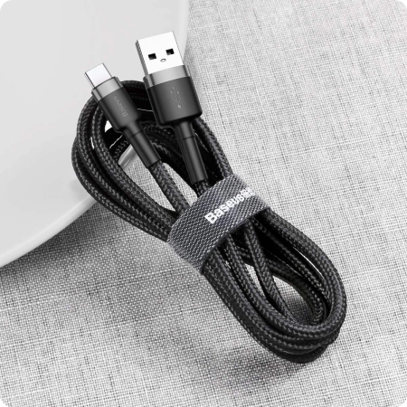 Kabel Baseus USB - USB typ C 2 m czarny